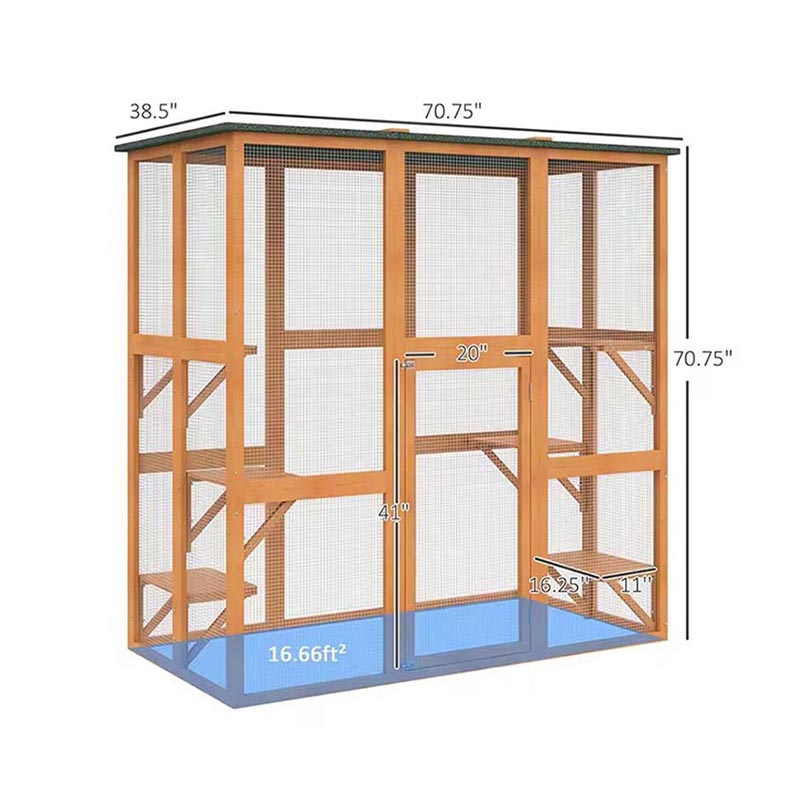 خانه گربه چوبی در فضای باز ویلایی گربه ضد آب خانه گربه چوبی در فضای باز ویلایی گربه ضد آب