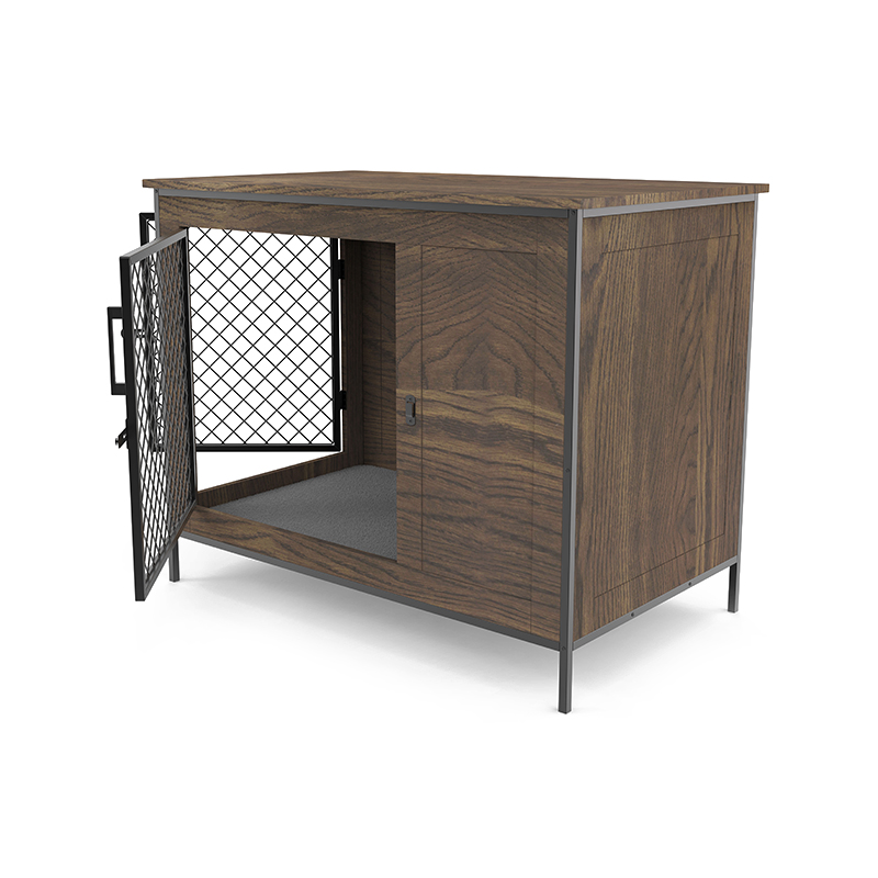 میز سرپوشیده سگ داخلی میز قفس سگ مبلمان چوبی میز سرپوشیده سگ داخلی میز قفس سگ مبلمان چوبی