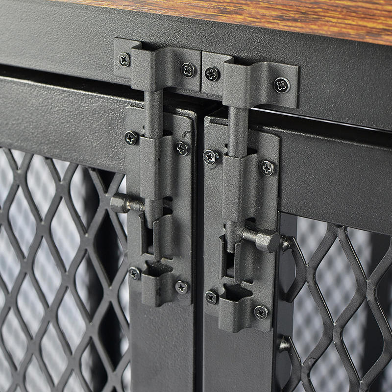 قفس سگ مبلمان چوبی با وظیفه سنگین را باز کنید قفس سگ مبلمان چوبی با وظیفه سنگین را باز کنید