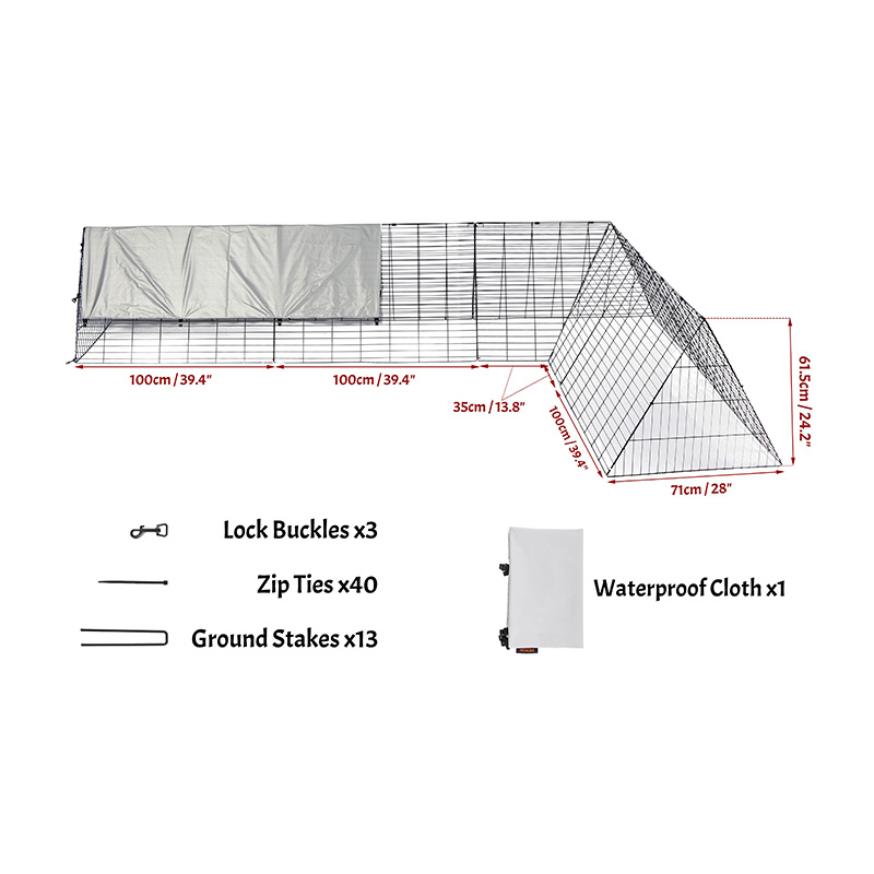 در فضای باز قفس مرغ مرغ اردک بزرگ برای حیاط در فضای باز قفس مرغ مرغ اردک بزرگ برای حیاط