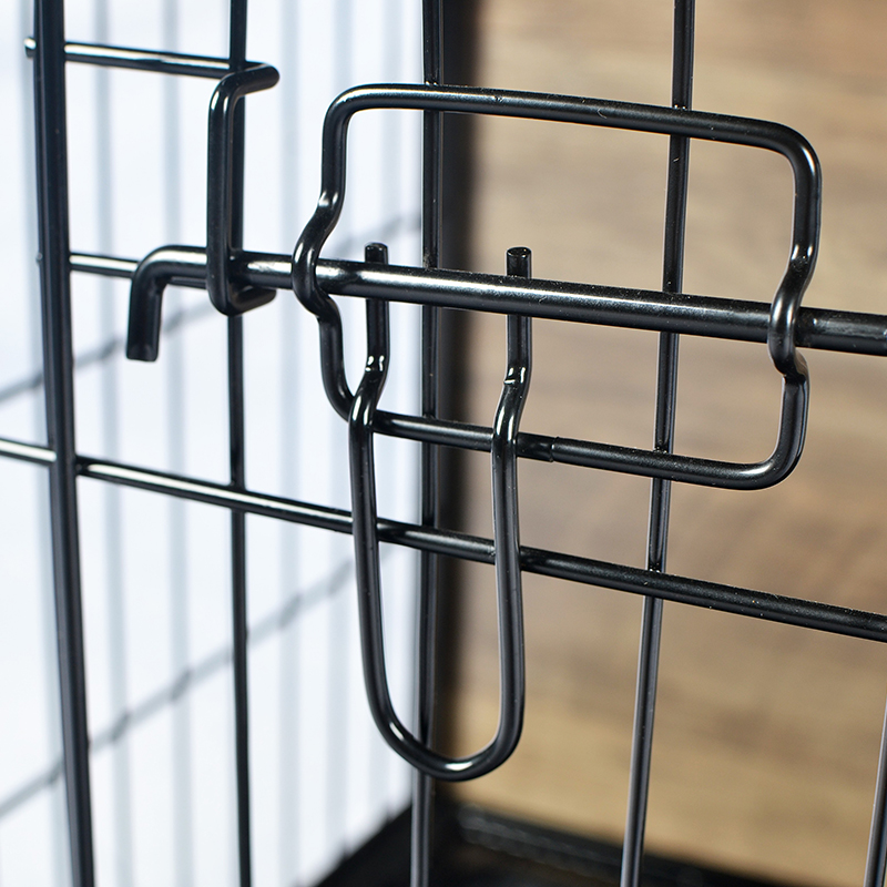 مبلمان بزرگ چوبی داخلی عاج جعبه سگ فلزی مبلمان بزرگ چوبی داخلی عاج جعبه سگ فلزی