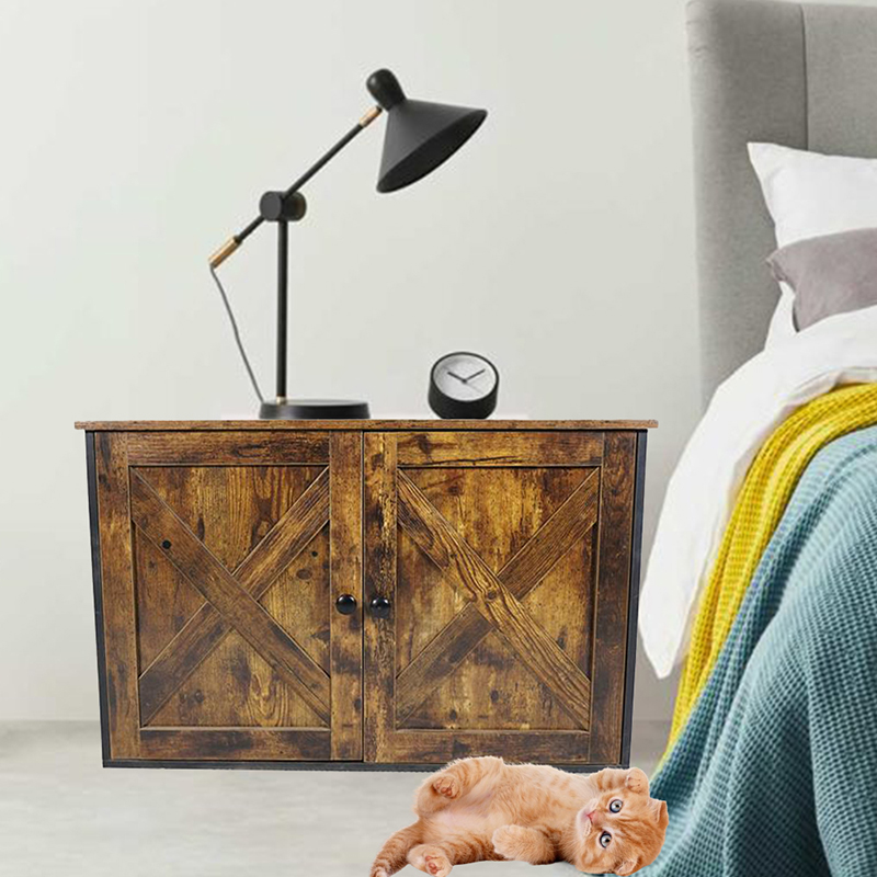 قفس گربه های مبلمان داخلی با کابینت بستر تقسیم کننده قفس گربه های مبلمان داخلی با کابینت بستر تقسیم کننده