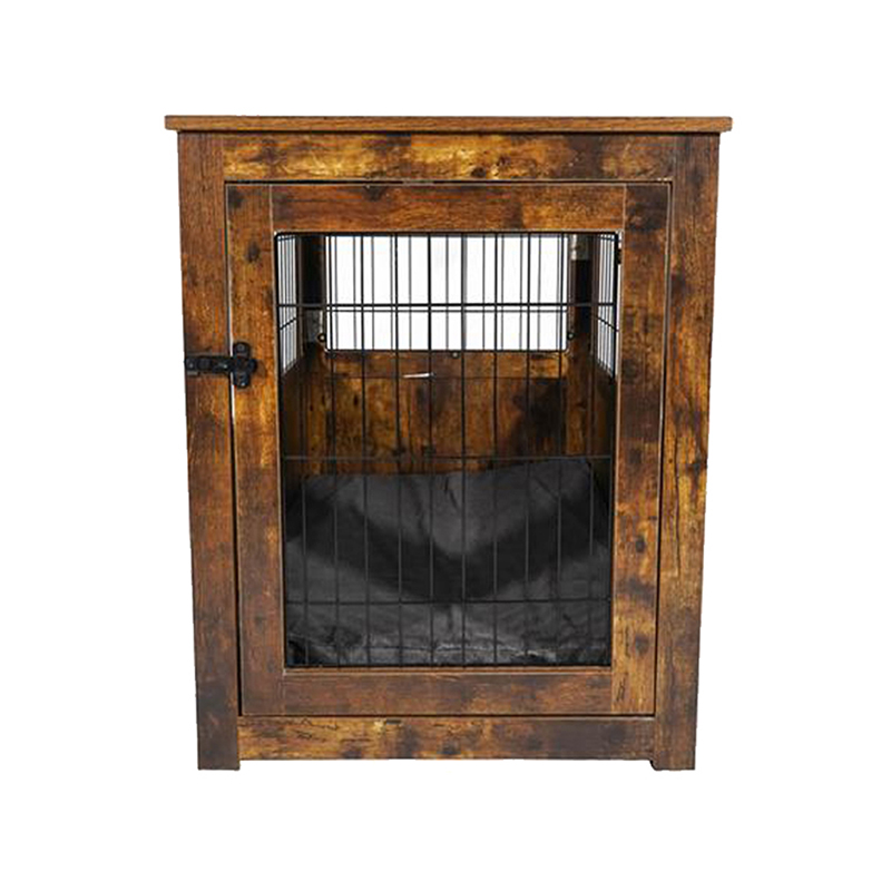 مبلمان قفس سگ فلزی چوبی برای حیوانات کوچک مبلمان قفس سگ فلزی چوبی برای حیوانات کوچک