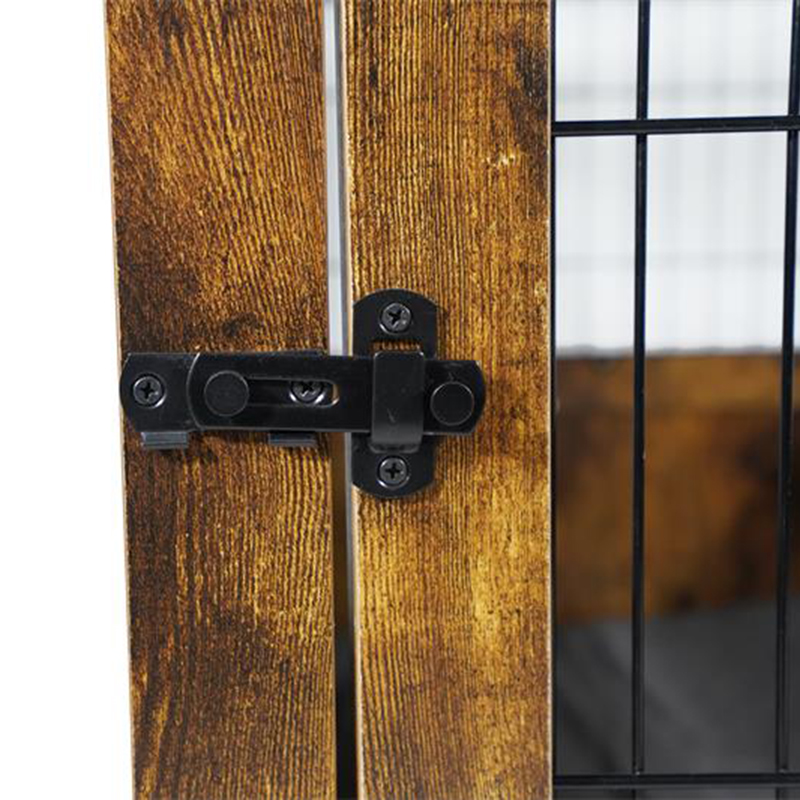 مبلمان قفس سگ فلزی چوبی برای حیوانات کوچک مبلمان قفس سگ فلزی چوبی برای حیوانات کوچک