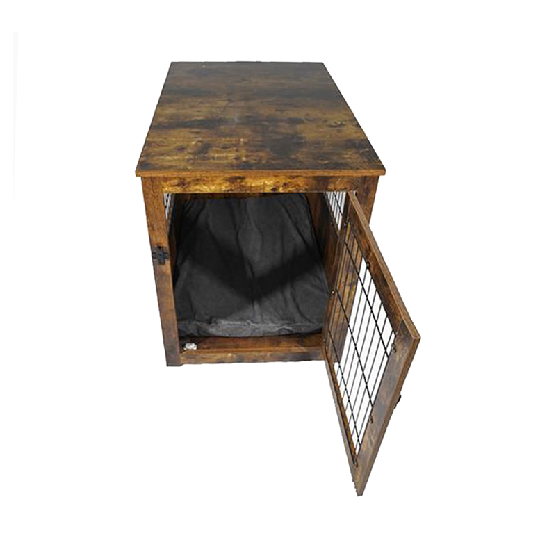 مبلمان قفس سگ فلزی چوبی برای حیوانات کوچک مبلمان قفس سگ فلزی چوبی برای حیوانات کوچک