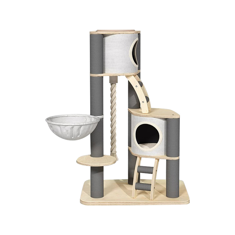 کف برج تا سقف سرپوشیده چوب جامد قارچ قاب گربه درخت گربه